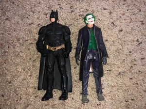 The Dark Knight Batman Christian Bale Joker Heath Ledger 6” Action Figure Lot - Picture 1 of 3