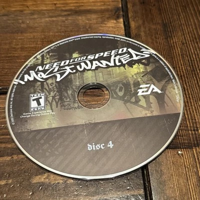 Need for Speed Most Wanted PC - Disc 4 Only! Clean - Image 1 of 3