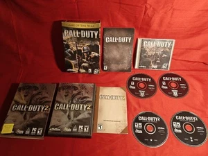Call Of Duty GOTY Big Box y 2 Códigos Edición Coleccionista PC Paquete Completo Lote - Imagen 1 de 16