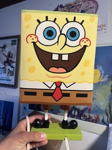WORKS Spongebob Squarepants Vintage Face Shade Lamp 12.5"T x 7" W - Picture 1 of 6
