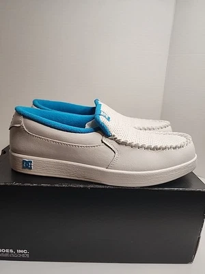 DC Shoes Women's Villain SE Skateboard Comfortable Slip On White Shoes Size 10 W - Image 1 of 4