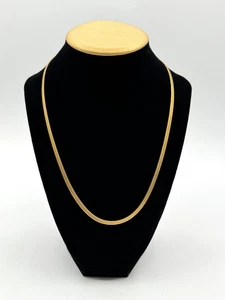 Goldfarbene Fischgrät 20" Halskette - Bild 1 von 6