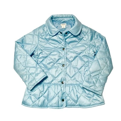 Crewcuts Quilted Peplum Puffer Jacket Size S / 6-7 - Imagem 1 de 4