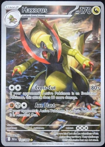 Pokemon Juego de Cartas Coleccionables Haxorus 147/086 2025 Black Bolt Ilustración Tarjeta Rara - Casi Nuevo - Imagen 1 de 8