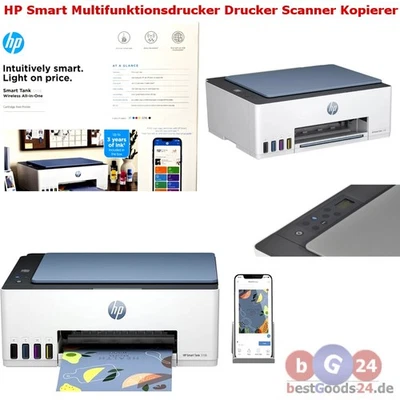 HP Multifunktionsdrucker 5106 Drucker Scanner Kopierer Smart Tank All in One - Bild 1 von 4