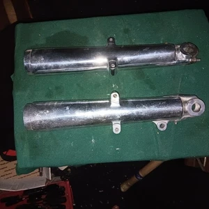 Harley Wide Glide Lower Legs "Polished" Drum Brake Hydro Glide Duo Glide - Picture 1 of 4