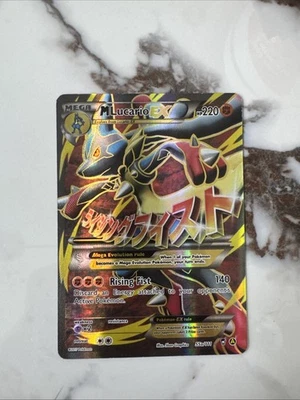Pokémon TCG M Lucario EX 55a/111 Furious Fists Holo Full Art Ultra Rare Card - Image 1 of 2
