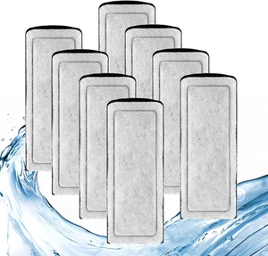 8 Pack Filter Cartridge for Marina Slim Filter S10/S15/S20, Replacement Fish Tan - Picture 1 of 12