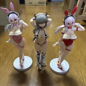 Sexy Anime Bishoujo Figura Lote Conjunto de 3 Figuras Premio Japón Coleccionables - Imagen 1 de 4