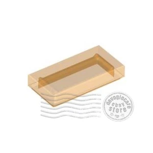 6x Lego 3069 Fliese 1x2 trans-orange | 4541710 4262663 6251306 - Bild 1 von 1