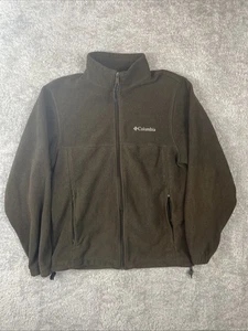 Columbia Sportswear Giacca Pile Uomo Manica Lunga Full Zip Marrone Medium - Foto 1 di 5