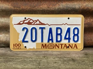 Authentic Montana License Plate Metal - Picture 1 of 1