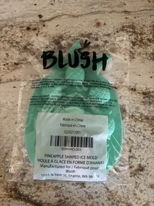 NUOVO vassoio per stampo per ghiaccio a forma di ananas in silicone blush - Foto 1 di 2
