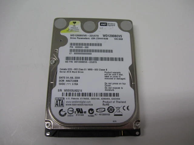 454999-001 Compaq 120Gb 7200Rpm Sata Hard Drive "GRADE A" - Image 1 of 1