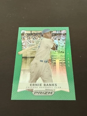Ernie Banks 2012 Prizm verde #124 - Imagem 1 de 2