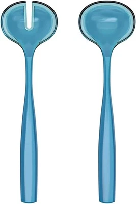 Guzzini Dolcevita Salad Server ( Bio-Based) Plastic Blue Turquoise serving... - Image 1 of 2