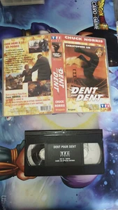 VHS Dent pour Dent k7 cassette video Chuck Norris Christopher Lee - Photo 1/1