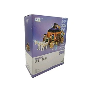 Creative Loz Ideas Mini Halloween Pumpkin Horse Carriage #1134, 839 Pieces - Picture 1 of 5