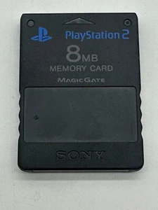Sony Playstation 2 PS2 Offizielle OEM MagiGate 8 MB Memory Card SCPH-10020 - Schwarz - Bild 1 von 2