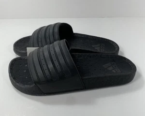 Adidas Adilette Boost Slides Triple Black Men’s Size 8 Women’s Size 9.5 EH2256 - Picture 1 of 6