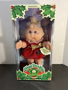 Mattel 1997 Special Edition Cabbage Patch Kid Holiday Baby Rianne Ruth Dec 4 NIB - Bild 1 von 9