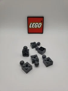 LEGO 2x2 Mattoncini Tecnici con Palla GRIGIO BLUASTRO SCURO (x6) 57909 NUOVO PEZZO DI RICAMBIO - Foto 1 di 3