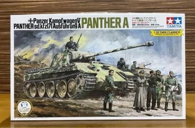Tamiya 1/25 Armée allemande moyen char panthère télécommande 30612 N/assemblé JP - Photo 1/4