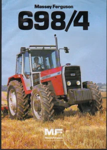 Foglietto brochure trattore Massey Ferguson "698/4" 1983 - Foto 1 di 1