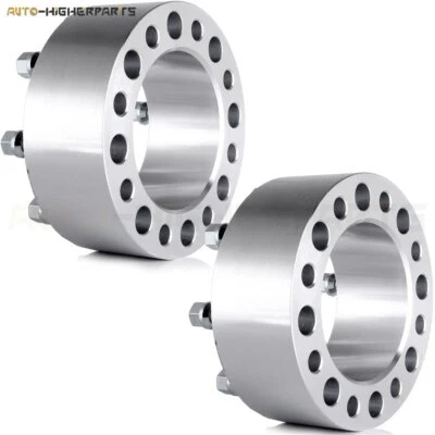 Para Dodge Ram 2500 3500 1994-2010 2 piezas espaciadores de rueda de 3" 8x6,5 a 8x6,5 9/16" Foto 1 de 4