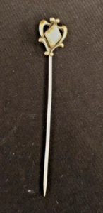 Art Nouveau Gold And Opal Stick Pin Vintage - Picture 1 of 4