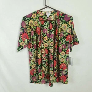 NWT LulaRoe Bianka Girls Size 3 Cardigan Sweater Multicolor - Picture 1 of 6