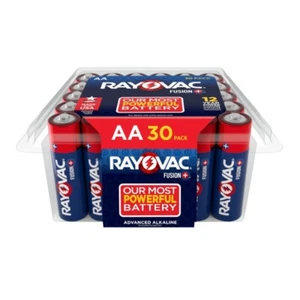 Rayovac Fusion AA Batteries (30 Pack), Double A Batteries - Picture 1 of 6