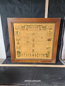 Vintage 60er Jahre Drei Bergsteiger Kräuter/Gewürze Wandschrank Regal tolle Form - Bild 1 von 3