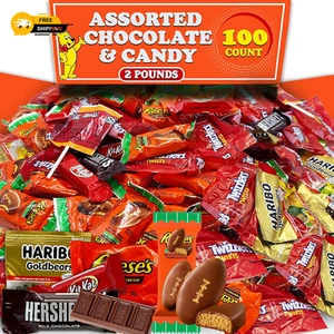 Mix Caramelle al Cioccolato Bulk, Confezione Varietà da 2 Lbs con Assortimento di Cioccolatini e I - Foto 1 di 9