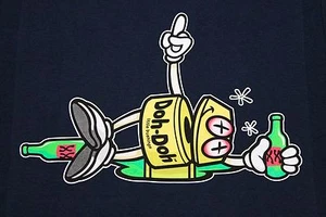 M * NOS vtg 90s SHORTY'S skateboard DOH DOH BUSHINGS t shirt * SSB3 shortys - Picture 1 of 4