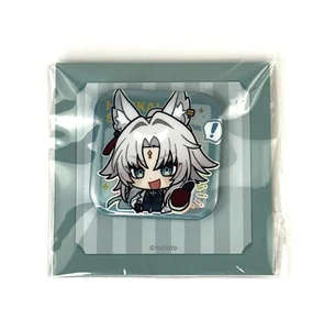 Honkai Star Rail: Feixiao Square Badge/Pin Pom-Pom Museum Series Official - Picture 1 of 2