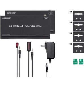 Kit Extensor Monoprice Blackbird 4K HDBaseT, 120m, 18Gbps, 4K@60Hz, YCbCr 4:4:4 - Imagen 1 de 8