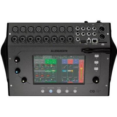 ALLEN & HEATH CQ18T 18 Channel Digital Live Recording FX Mixer 7" Touchscreen - Image 1 of 4