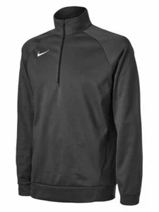 Suéter Nike Therma Gris Antracita Blanco 1/4 Cremallera Entrenamiento Top 897090-060 MEDIO - Imagen 1 de 2