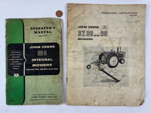 2 John Deere Mower Manuals- No. 9  + Predelivery Instructions for 37,38 & 39 - Picture 1 of 12