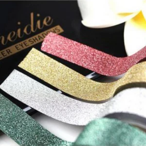1pcs Masking Tape Sticker DIY Self Adhesive Glitter Craft Decor 10m x 15mm - Picture 1 of 14