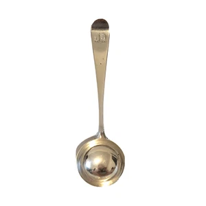 Antique English Sauce Gravy Ladle Sterling Silver Wings Turkey Engraved 60g - Picture 1 of 4