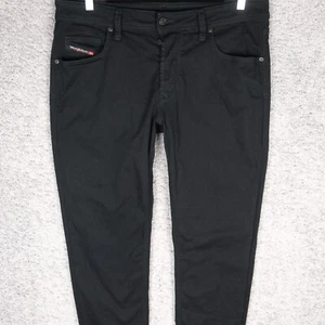 DIESEL MEN'S JEANS LARKEE-BEXX 0688H_STRETCH BLACK W36 L34 REGULAR TAPERED - Picture 1 of 9
