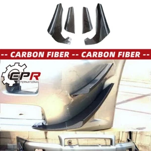 Kits de divisor de pato delantero de fibra de carbono 4 piezas para Nissan Skyline R34 GTR - Imagen 1 de 3