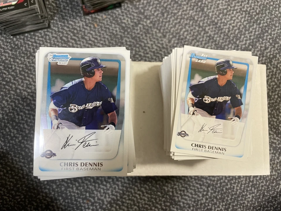 2011 Bowman Baseball Prospects-Chrome Prospects 209/220 95% partial Set - Image 1 of 1