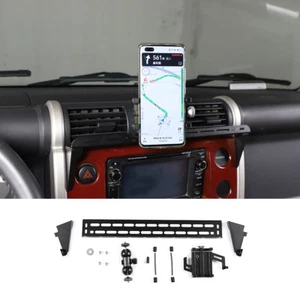 Dashboard Phone Holder Bracket Navigation Holder For Toyot-a FJ Curiser 2007-21 - Picture 1 of 11