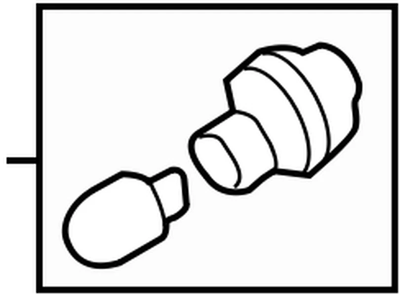 Bombilla Kia 1864755007S 1864755007S, nueva pieza original OEM Foto 1 de 1