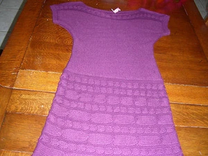 DEREK HERZ LILA PULLOVERKLEID GRÖSSE 8 - Bild 1 von 4