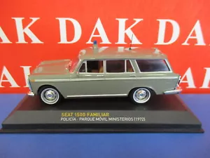 Die cast 1/43 Modellino Auto Polizia Police Seat 1500 Familiare 1972 Spain - Foto 1 di 4