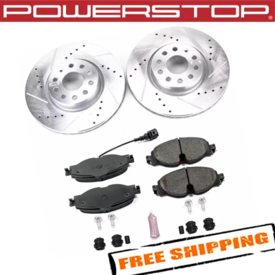 Kit de frenos deportivos Power Stop K7082 1 clic Z23 Evolution para 16 Audi TT Quattro Foto 1 de 2